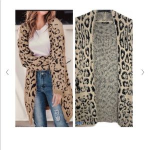Leopard cardigan